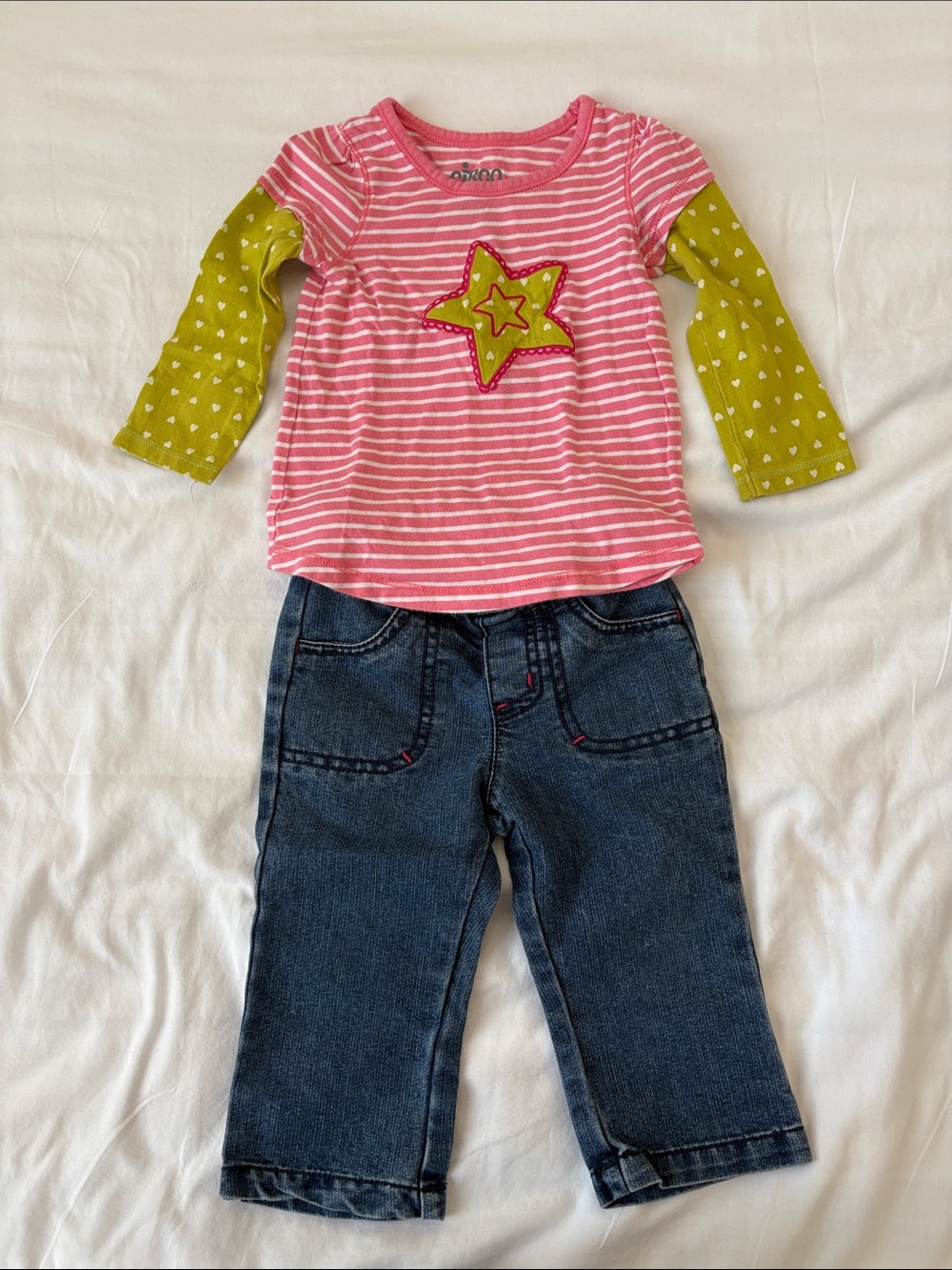 Kids Long Sleeve Layered Look Tee
